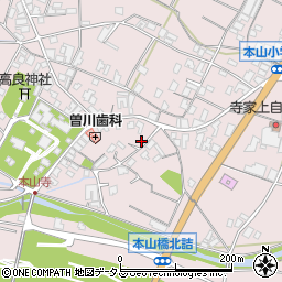 香川県三豊市豊中町本山甲1320周辺の地図