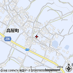 香川県観音寺市高屋町2484周辺の地図