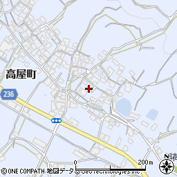 香川県観音寺市高屋町2434周辺の地図
