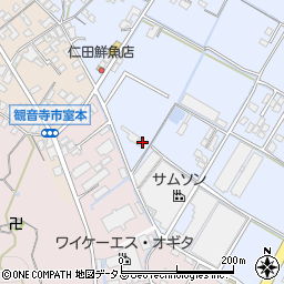 香川県観音寺市高屋町717周辺の地図