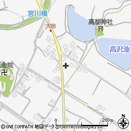 香川県三豊市豊中町上高野663周辺の地図