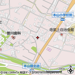 香川県三豊市豊中町本山甲1260周辺の地図