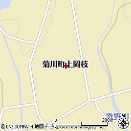 山口県下関市菊川町大字上岡枝周辺の地図