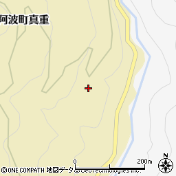 徳島県阿波市阿波町真重96-1周辺の地図