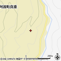 徳島県阿波市阿波町真重96周辺の地図