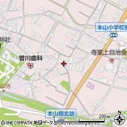 香川県三豊市豊中町本山甲1264周辺の地図
