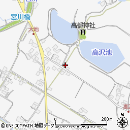 香川県三豊市豊中町上高野396周辺の地図