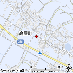 香川県観音寺市高屋町217周辺の地図