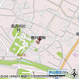 香川県三豊市豊中町本山甲1335周辺の地図