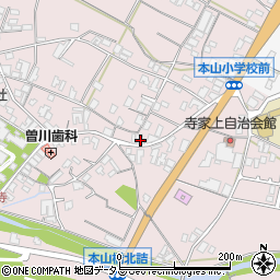 香川県三豊市豊中町本山甲1261周辺の地図