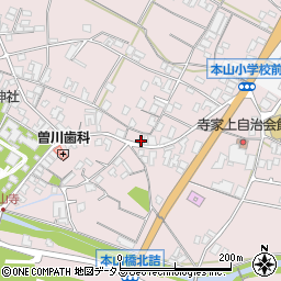 香川県三豊市豊中町本山甲1262周辺の地図