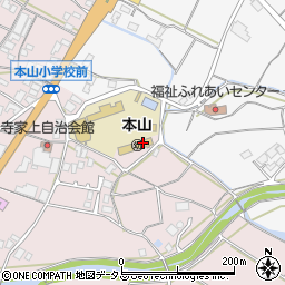 本山周辺の地図