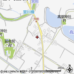 香川県三豊市豊中町上高野668周辺の地図