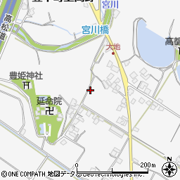 香川県三豊市豊中町上高野761周辺の地図