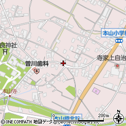 香川県三豊市豊中町本山甲1344周辺の地図