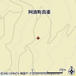 徳島県阿波市阿波町真重195周辺の地図