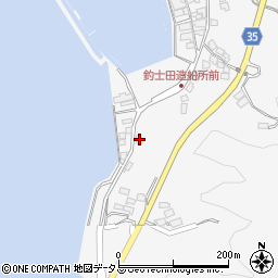 広島県呉市倉橋町釣士田7028周辺の地図