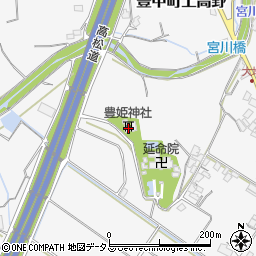 香川県三豊市豊中町上高野842周辺の地図