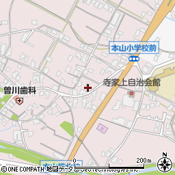 香川県三豊市豊中町本山甲1233周辺の地図