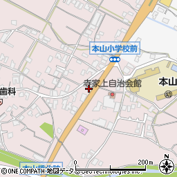 香川県三豊市豊中町本山甲1235周辺の地図