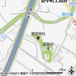 豊姫神社周辺の地図