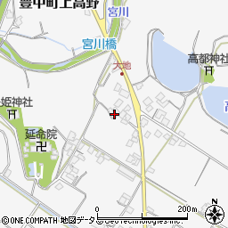 香川県三豊市豊中町上高野676周辺の地図