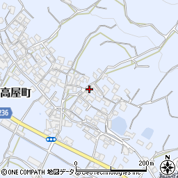 香川県観音寺市高屋町2490周辺の地図