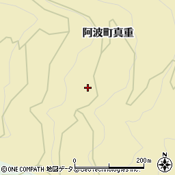 徳島県阿波市阿波町真重191周辺の地図