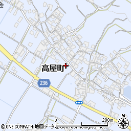 香川県観音寺市高屋町218周辺の地図