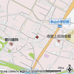 香川県三豊市豊中町本山甲1231周辺の地図