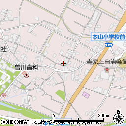 香川県三豊市豊中町本山甲1230周辺の地図