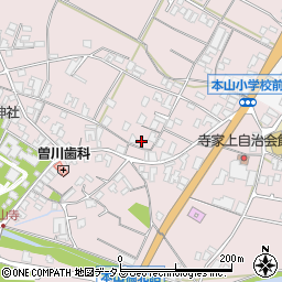 香川県三豊市豊中町本山甲1225周辺の地図