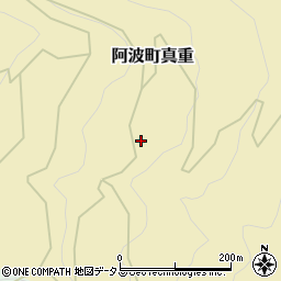 徳島県阿波市阿波町真重194周辺の地図