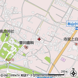香川県三豊市豊中町本山甲1346周辺の地図
