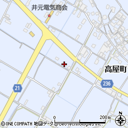 香川県観音寺市高屋町408周辺の地図