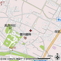 香川県三豊市豊中町本山甲1350周辺の地図