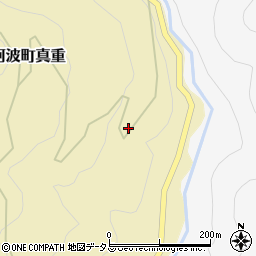 徳島県阿波市阿波町真重106周辺の地図