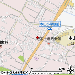 香川県三豊市豊中町本山甲1184周辺の地図