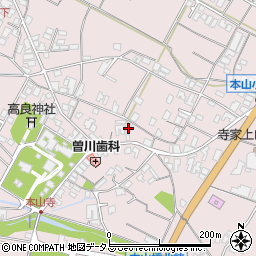 香川県三豊市豊中町本山甲1342周辺の地図
