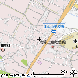 香川県三豊市豊中町本山甲1185周辺の地図