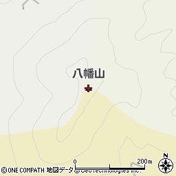 八幡山周辺の地図