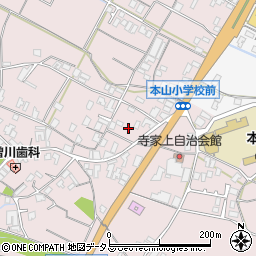 香川県三豊市豊中町本山甲1186周辺の地図