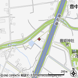 香川県三豊市豊中町上高野836周辺の地図
