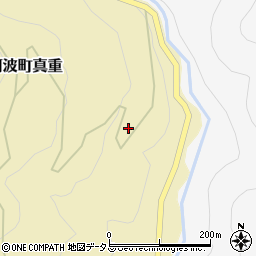 徳島県阿波市阿波町真重102周辺の地図