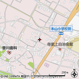 香川県三豊市豊中町本山甲1188周辺の地図