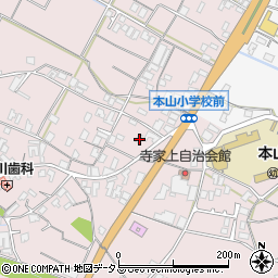 香川県三豊市豊中町本山甲1193周辺の地図