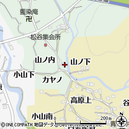 徳島県板野郡板野町松谷小山鼻周辺の地図