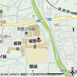 徳島県板野町（板野郡）大寺（郡頭）周辺の地図