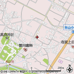 香川県三豊市豊中町本山甲1222周辺の地図