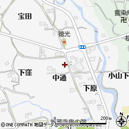徳島県板野郡板野町黒谷中通周辺の地図